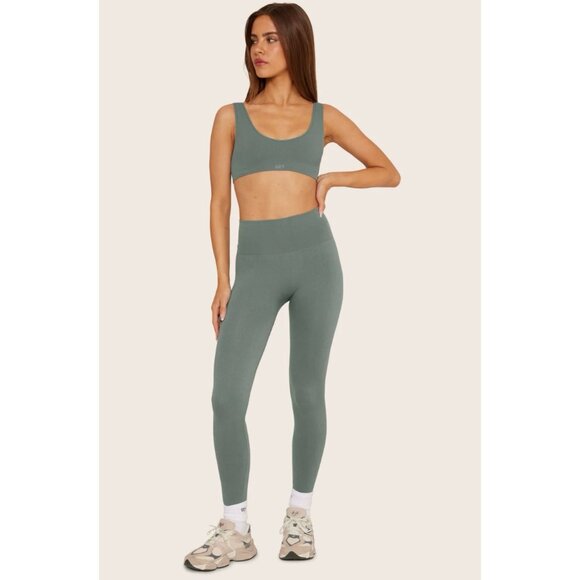 SET Active Pants - Setactive Sculptflex Seamless High Rise Leggings Wave Green Medium